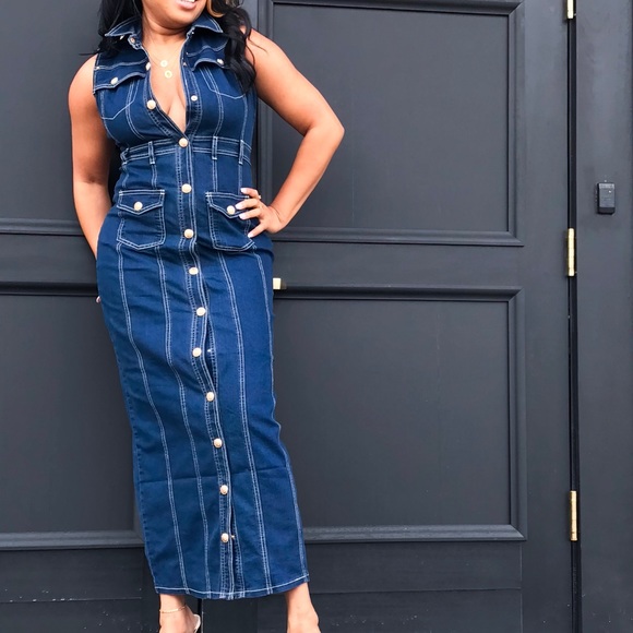 DENIM DRESS - Picture 4 of 4